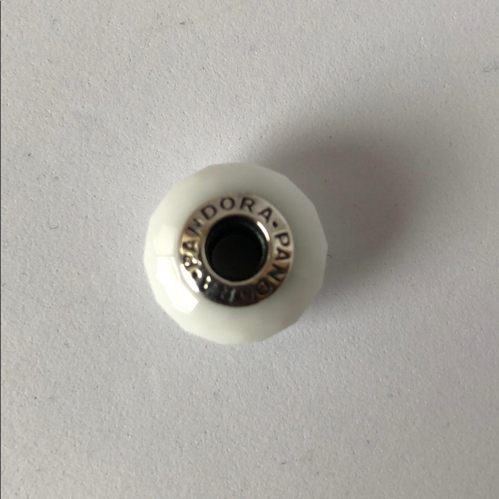 **SOLD** Pandora White Bead